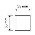 Фото дверной ручки модель GLAMUR 1555/016 от LINEA CALI